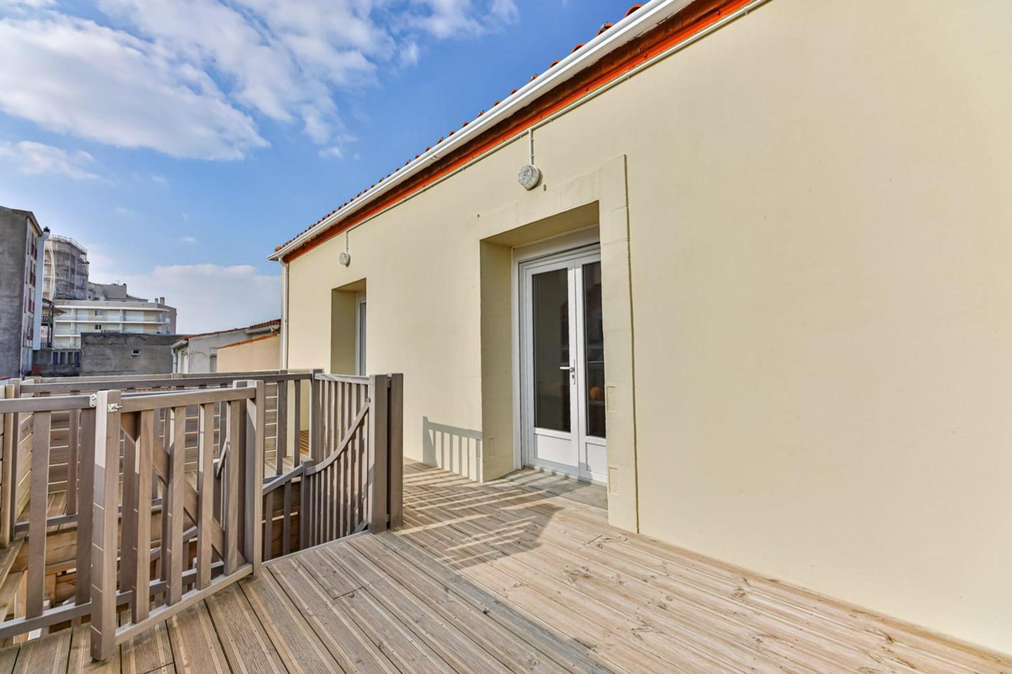 Cote Plage - Vue Mer - Terrasse Saint-Jean-de-Monts Eksteriør bilde